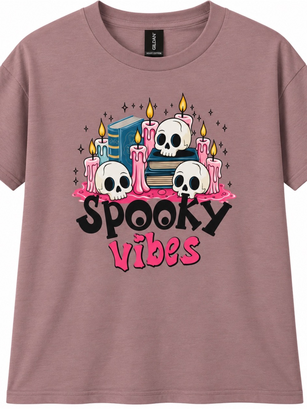 Youth Large NWOT Spooky Vibes Graphic Tee
